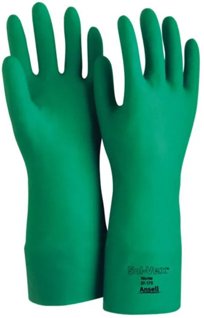 18" Nitrile Gloves | 22 Mil | Chemical Resistant