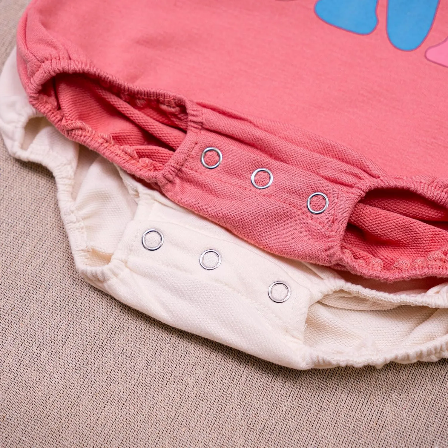 2PCS Baby Girl Halfway to One Rompers 1/2 Way to One Birthday Bodysuit Outfit, Adorable Long and Short Sleeve Set