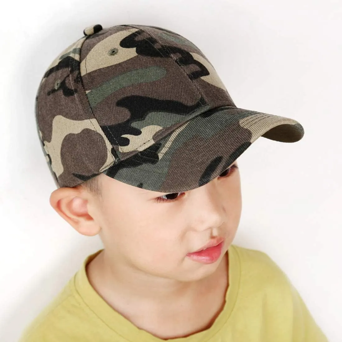 American Trends Toddler Baseball Hat for Toddler Boy Kids Adjustable Baseball Cap Camouflage Boys Hat