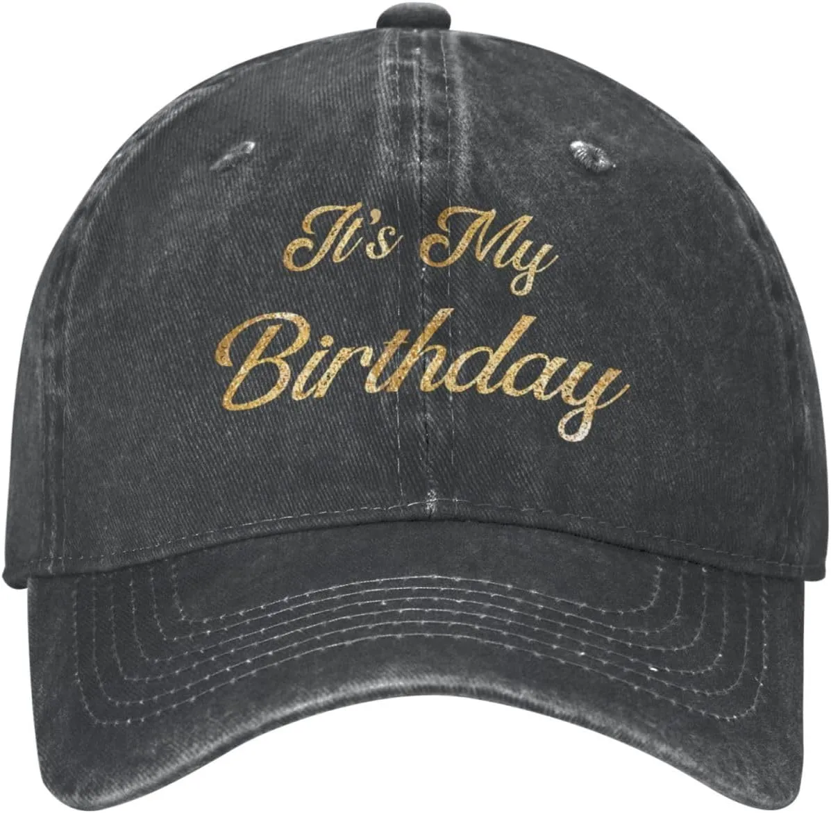 Birthday Baseball Cap for Men Women, Adjustable Hat for Party