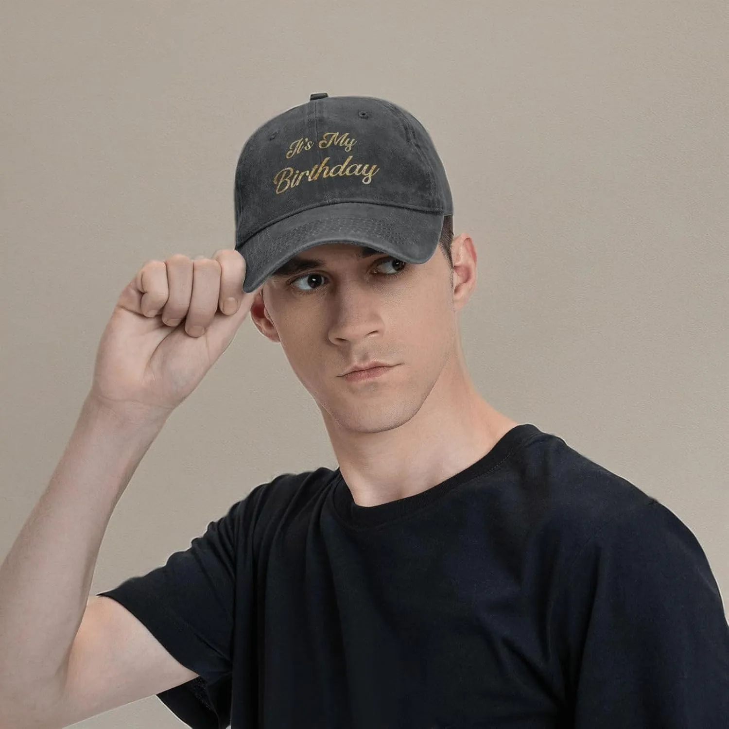 Birthday Baseball Cap for Men Women, Adjustable Hat for Party