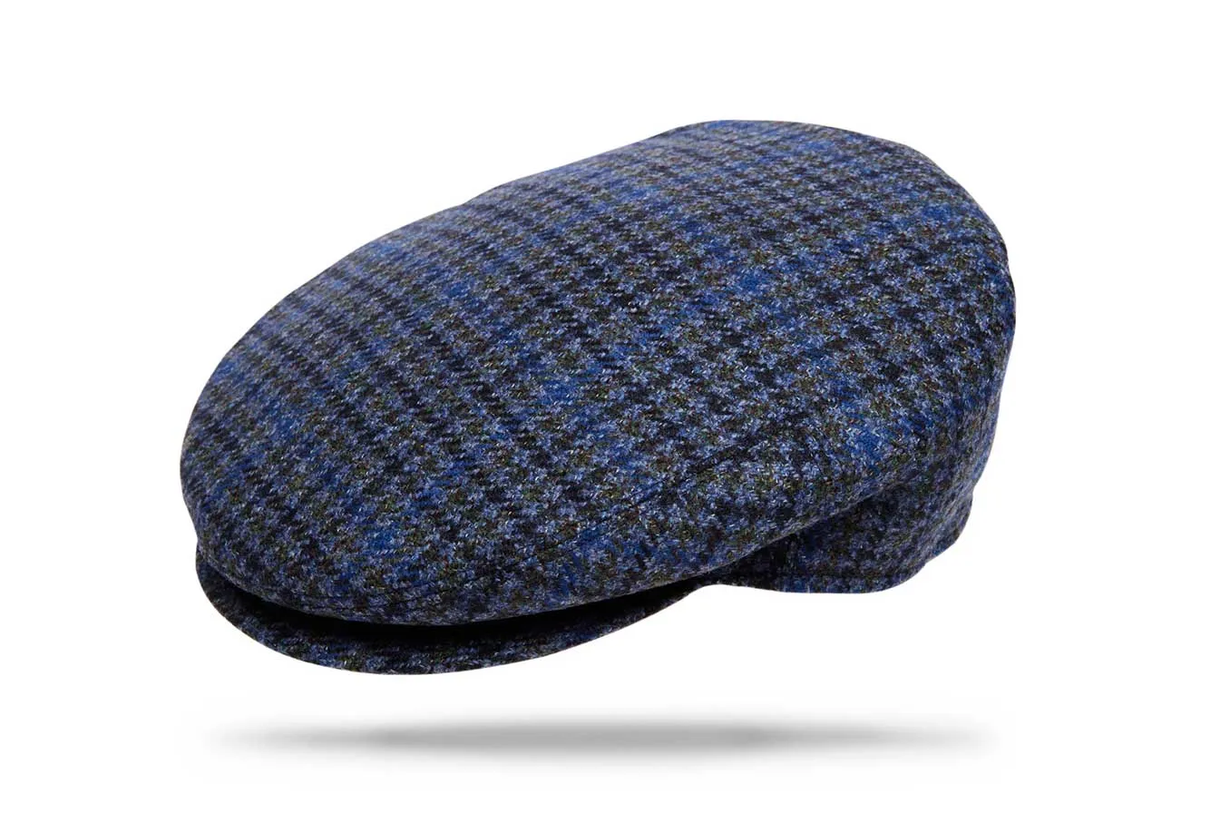 Cashmere Blend  Ivy Cap Blue Houndstooth