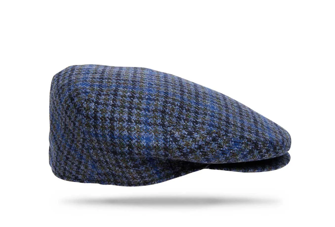 Cashmere Blend  Ivy Cap Blue Houndstooth