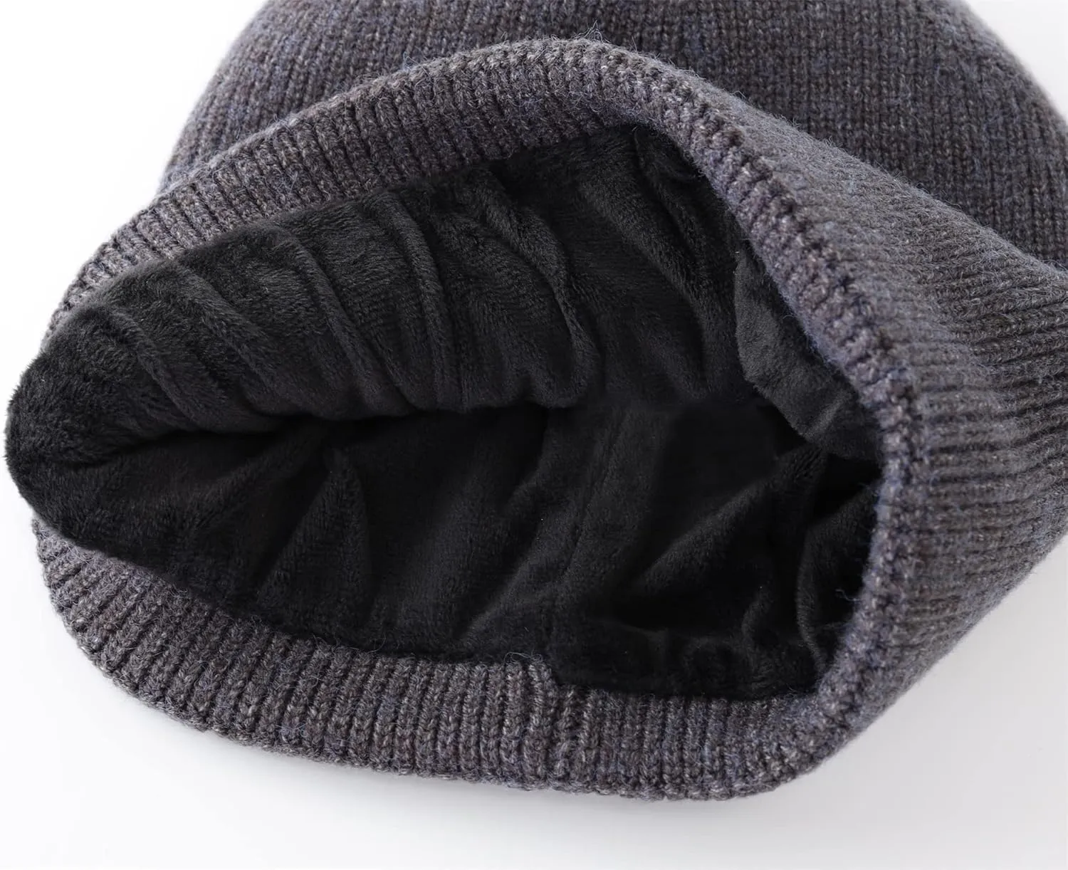 Connectyle Kids Beanie Hat Warm Winter Hats for Boys Girls Fleece Lined Knit Cap