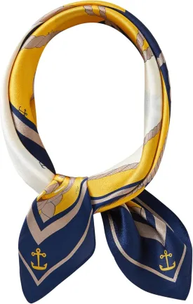cxzymcln100% Mulberry Silk Neck Scarf 21"x21" Small Square Scarfs for Women Gift Packed