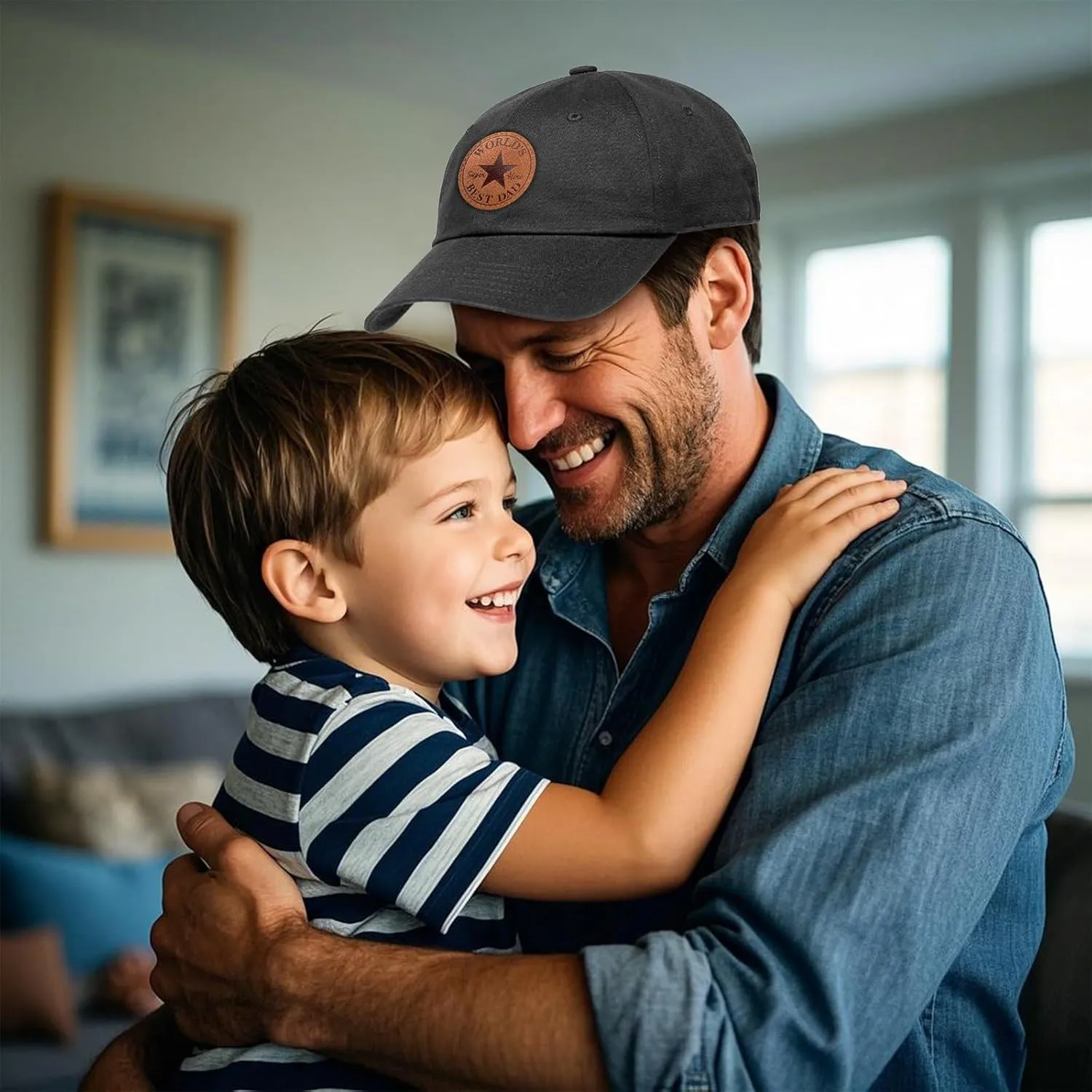Dad Hat Gifts from Daughter and Son, Daddy Fathers Day Birthday Baseball Cap Trucker Hat