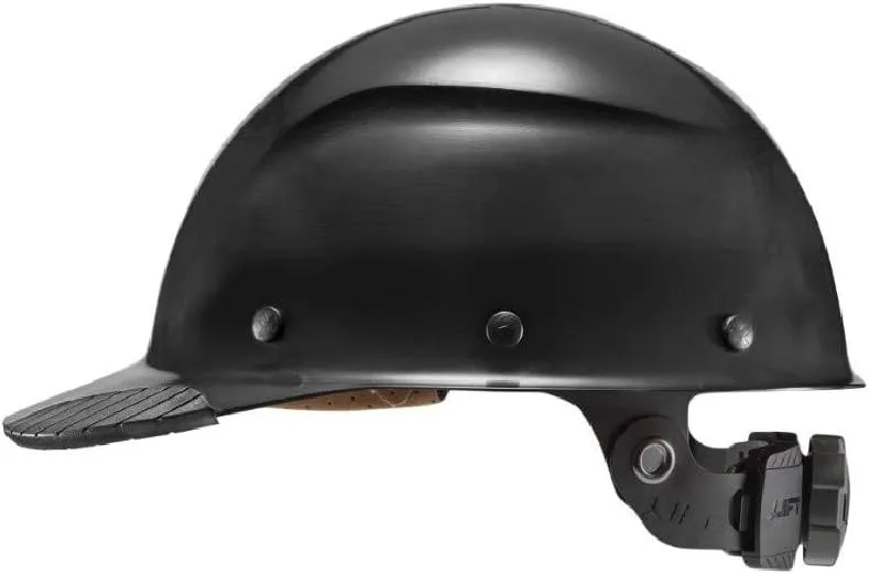 DAX Cap Style Safety Hard Hat, New & Improved 6 Pt. Adjustable Ratchet Suspension, Personal Protective Equipment/PPE for Construction, Home Improvement, Diy Projects (Black)