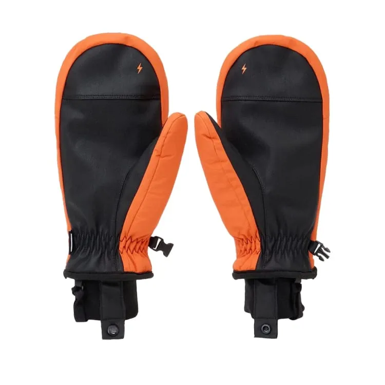 Dimito Reflective Banded Mitten Glove-ORANGE
