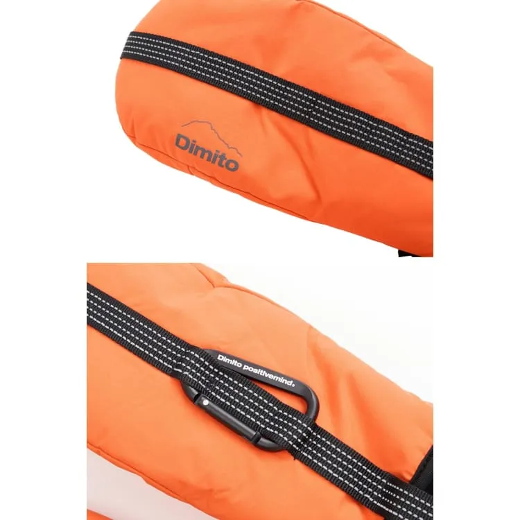 Dimito Reflective Banded Mitten Glove-ORANGE