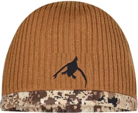 EDTREK Waterproof and Windproof Camo Beanie - Timber and Blaze Orange Camo Performance Hunting Hat