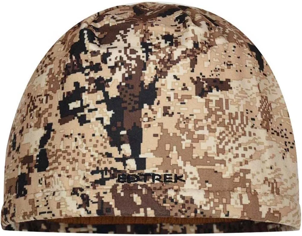 EDTREK Waterproof and Windproof Camo Beanie - Timber and Blaze Orange Camo Performance Hunting Hat