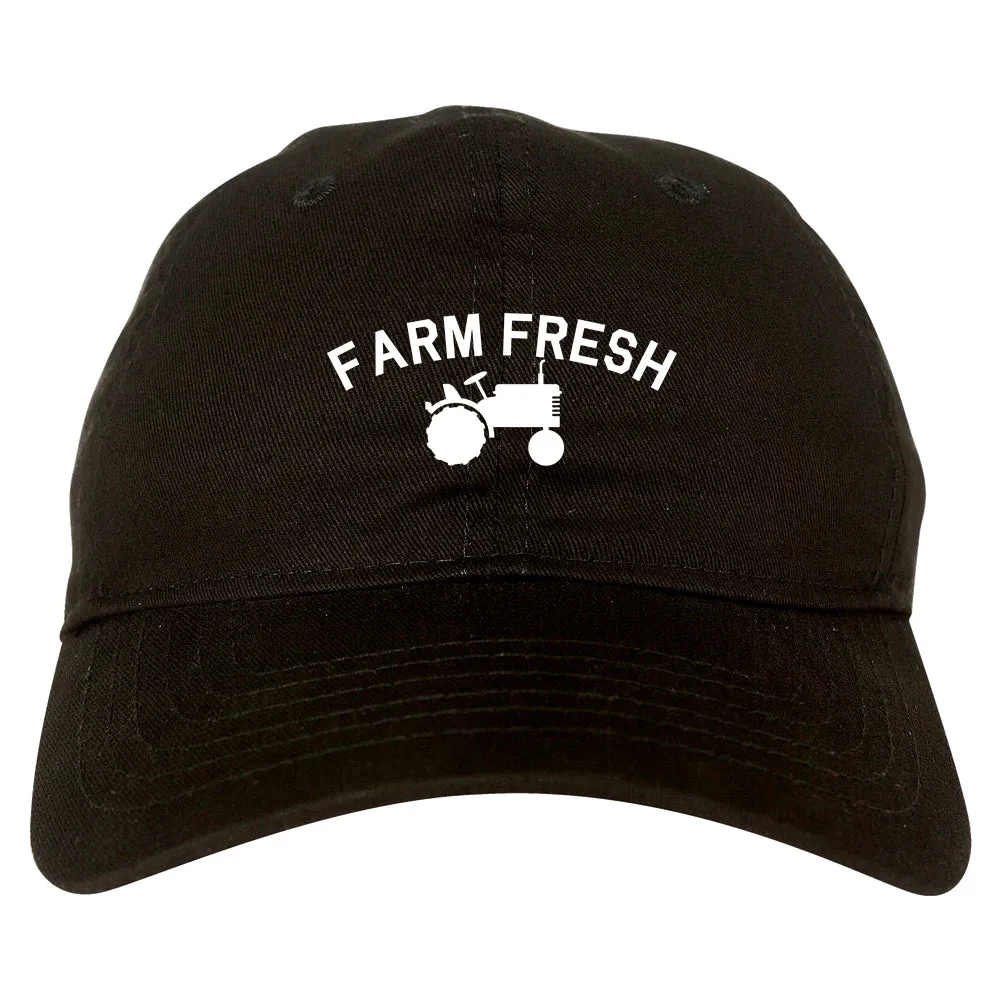 Farm Fresh Tractor Mens Dad Hat Baseball Cap
