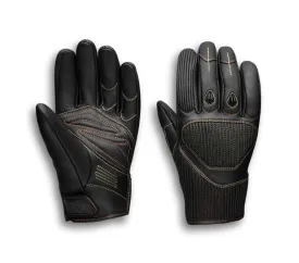 Harley-Davidson® Men's Watt Leather Motorcycle Gloves - 98120-20VM