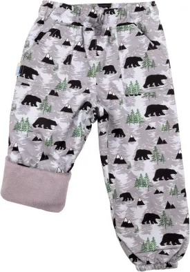 JAN & JUL Waterproof Fleece Lined Snow and Rain Pants for Toddlers and Kids