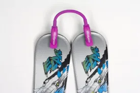 Launch Pad Wedgease Ski Tip Connector - Learn to Ski - Teaches Speed Control, Making a Wedge, Basic Turning - Portable and Durable - Perfect for Beginners