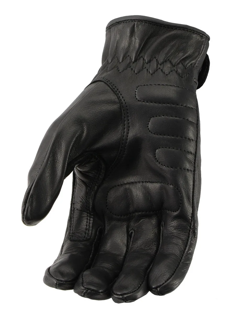 M Boss Motorcycle Apparel BOS37538 Men's 'Flex Knuckles' Black Premium