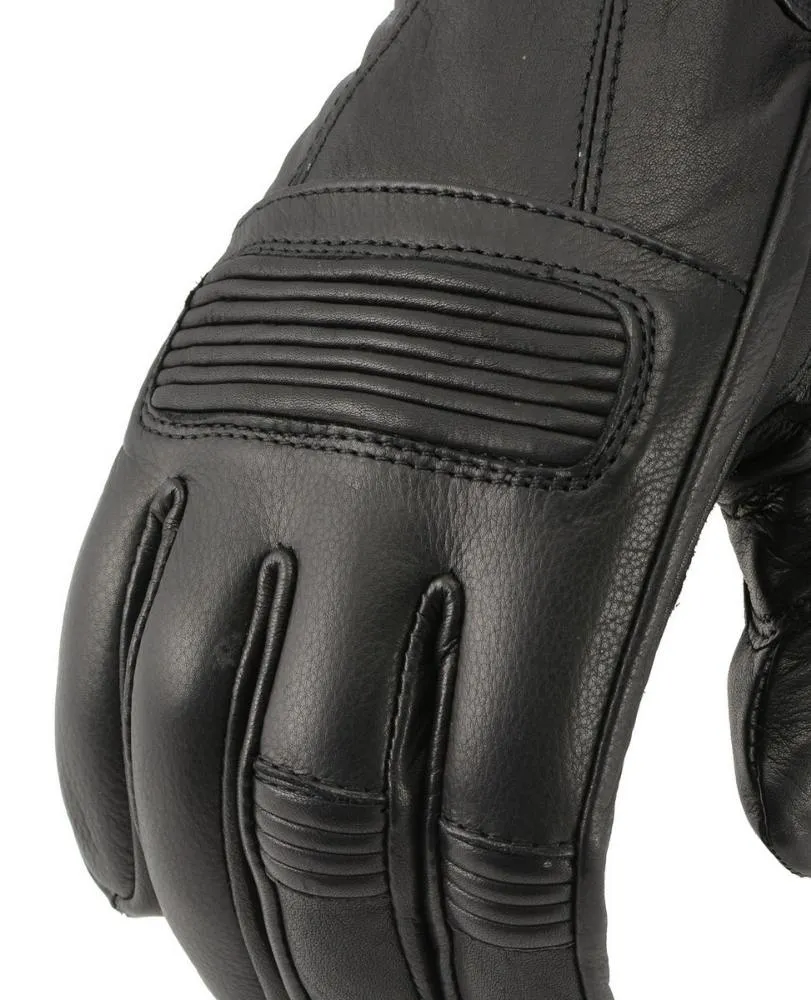 M Boss Motorcycle Apparel BOS37538 Men's 'Flex Knuckles' Black Premium