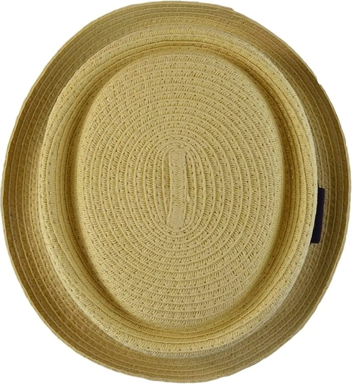 Men's Fancy Summer Straw Pork Pie Derby Fedora Upturn Brim Hat