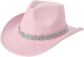 Men's Women's Jazz Top Hat Bridal Cap Holiday Party Western Hat Wool Felt Vintage Church