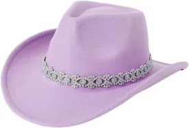 Men's Women's Jazz Top Hat Bridal Cap Holiday Party Western Hat Wool Felt Vintage Church