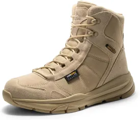 NORTIV 8 Men's Lightweight Military Tactical Work Boots Outdoor Hiking Motorcycle Combat Boots