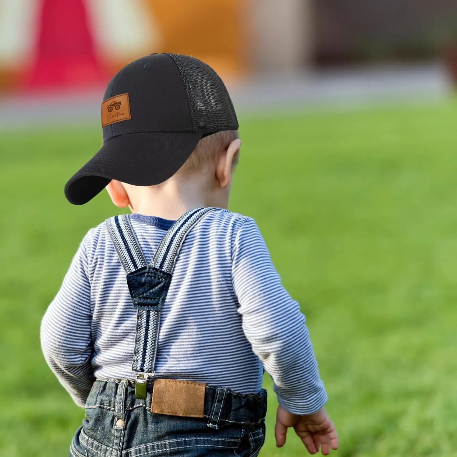 Personalized Baby Baseball Cap, Custom Toddler Baseball Hat Adjustable Snapback for Boys Girls Infant Baseball Cap