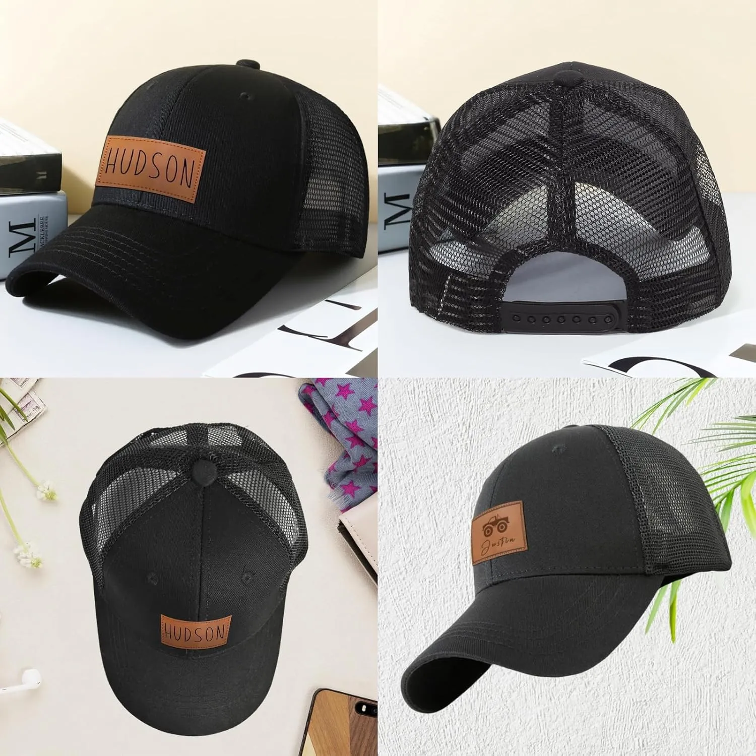Personalized Baby Baseball Cap, Custom Toddler Baseball Hat Adjustable Snapback for Boys Girls Infant Baseball Cap