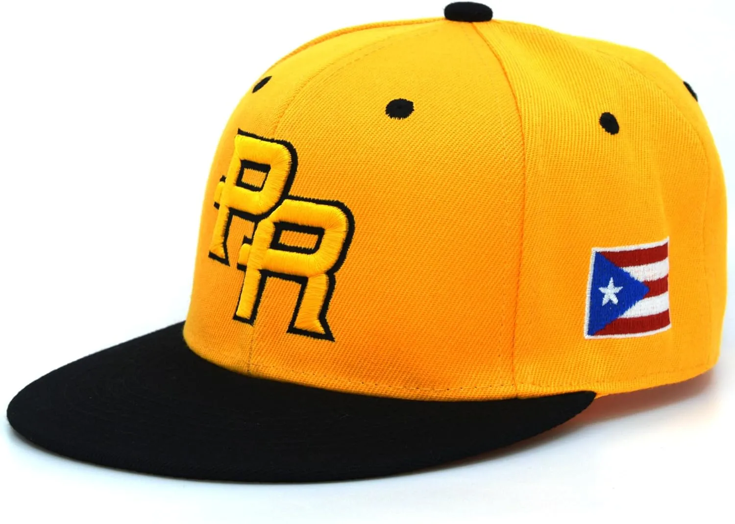 Puerto Rico Snapback Hat US Embroidery Flag 3D PR Flat Bill PR Baseball Cap