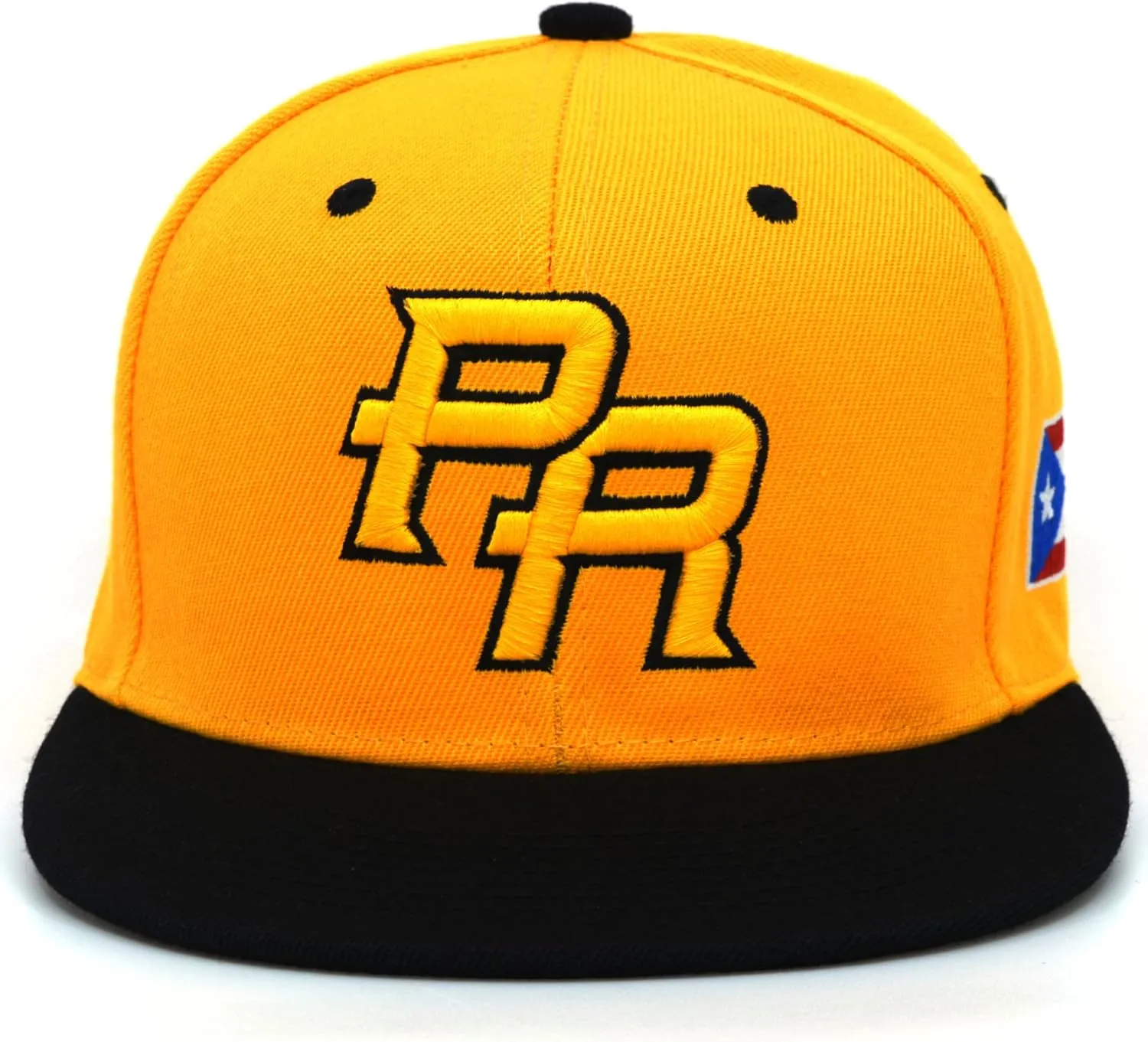 Puerto Rico Snapback Hat US Embroidery Flag 3D PR Flat Bill PR Baseball Cap