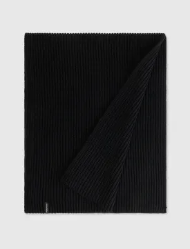 Ribbed Shawl | Black