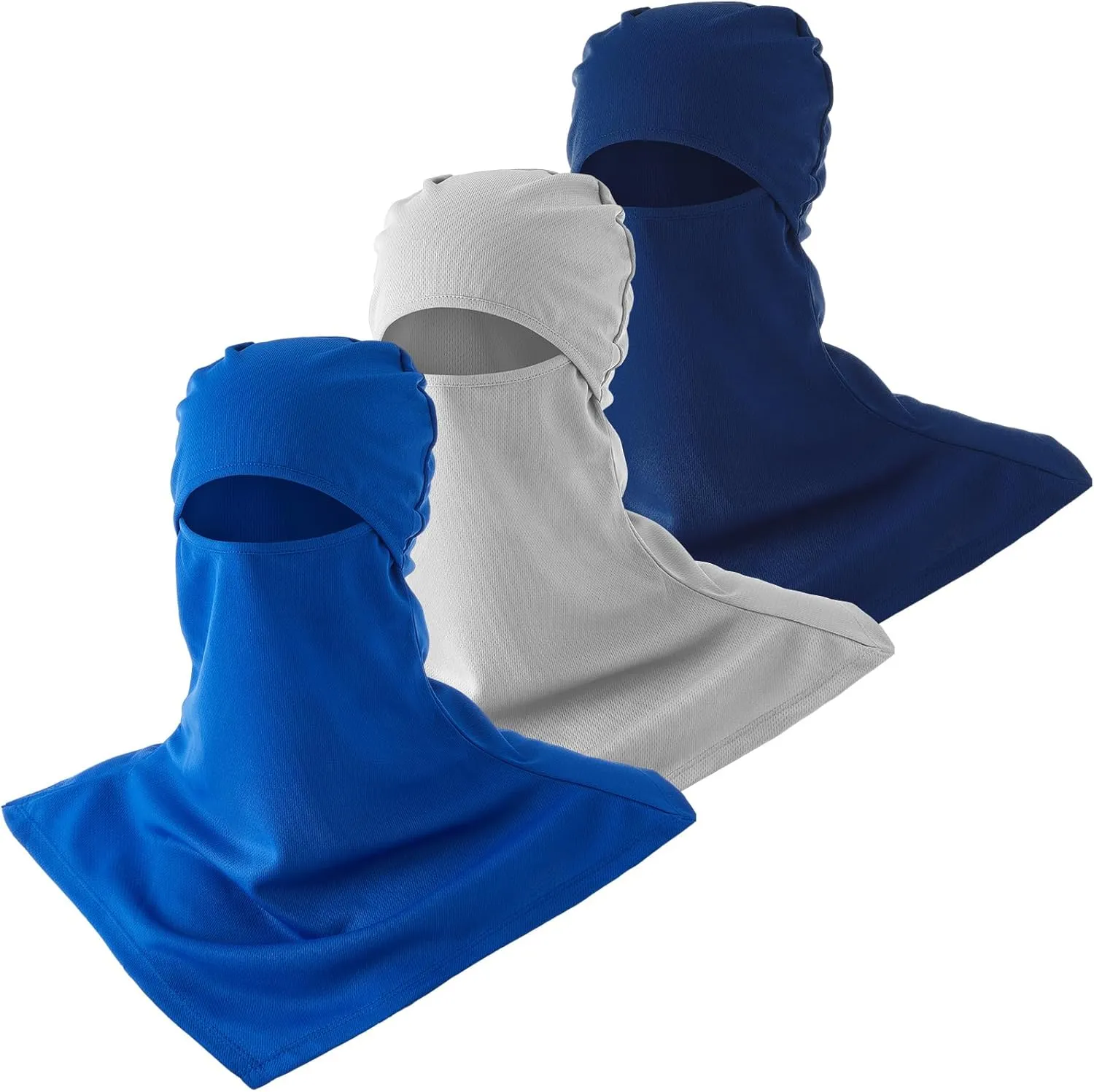 SATINIOR 3 Piece Balaclava Face Cover Sun Protection Neck Cover Summer Balaclava Motorcycle Face Mask for Men Women