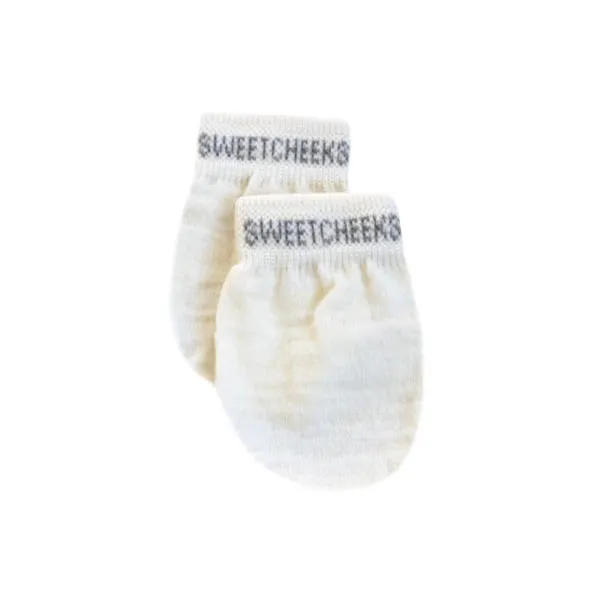 Sweet Cheeks Merino Baby Mittens