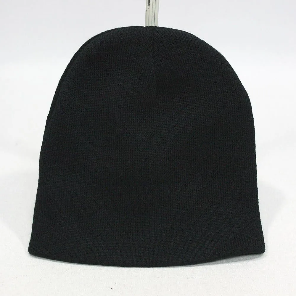 The Vintage Year Basic Plain Cotton Knit Beanies 8"