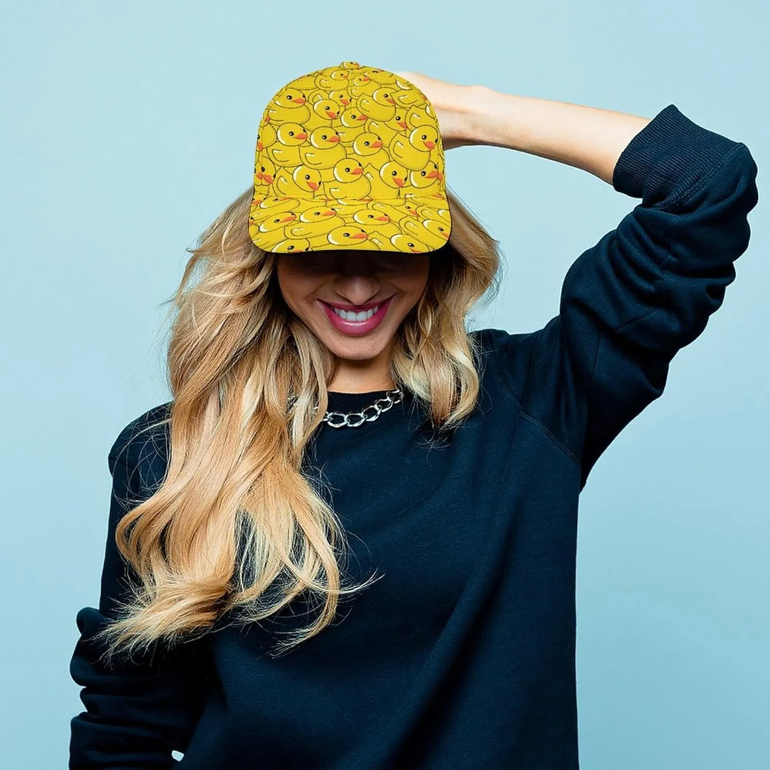 Unisex Snapback Baseball Cap Cool Hip Hop Hat for Outdoor Activities