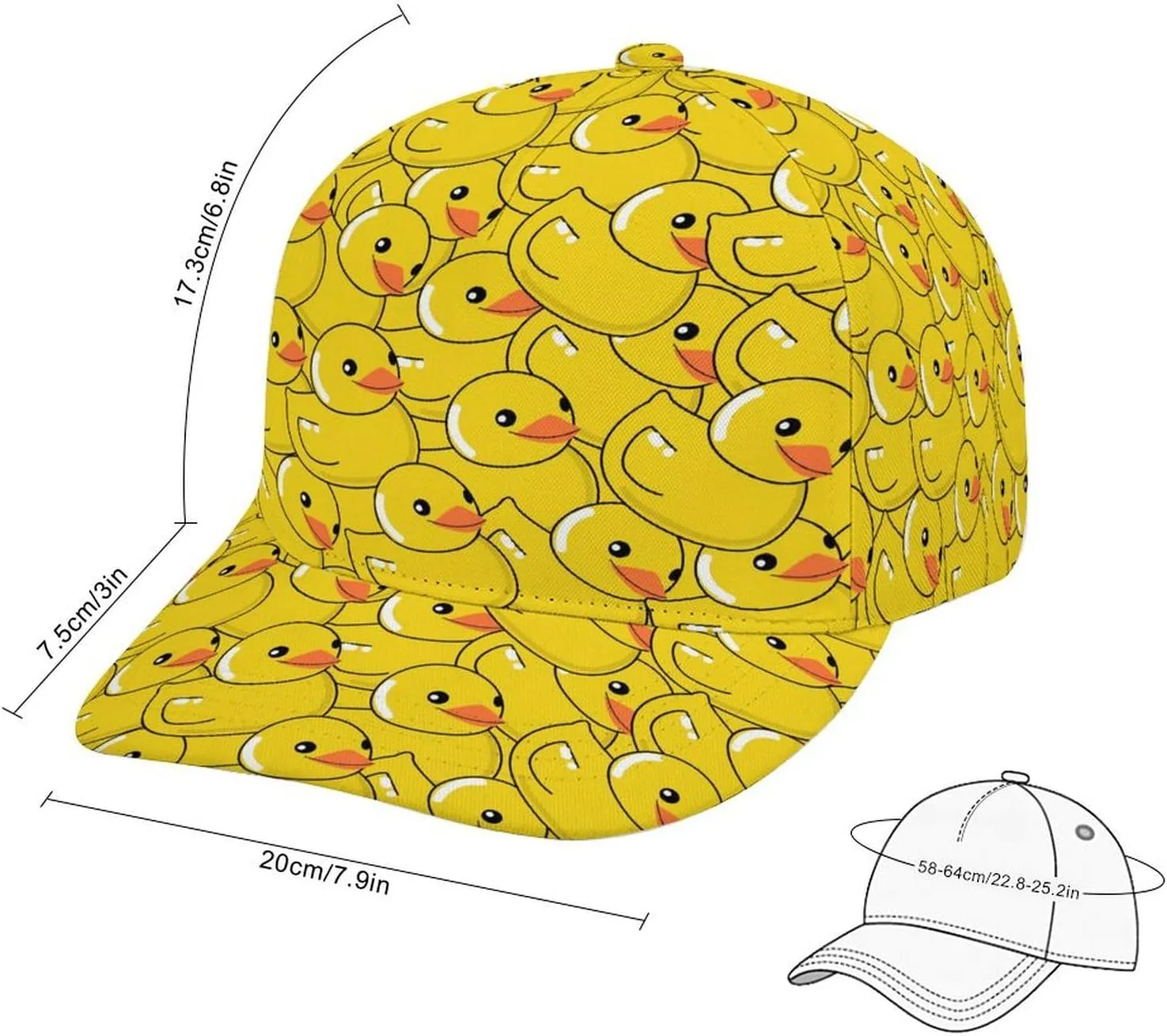 Unisex Snapback Baseball Cap Cool Hip Hop Hat for Outdoor Activities