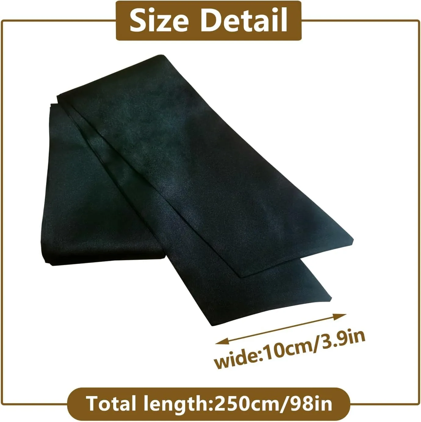 Women Wedding Satin Sash Belt 4'' Wide Double Side Chiffon Sash Bridal Waist Belts