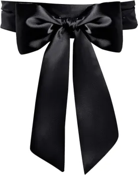 Women Wedding Satin Sash Belt 4'' Wide Double Side Chiffon Sash Bridal Waist Belts
