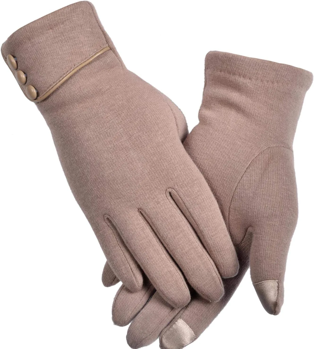 woogwin Womens Winter Gloves Touch Screen Warm Fleece Lined Thick Thermal Windproof Ladies Snow Gloves for Cold Weather