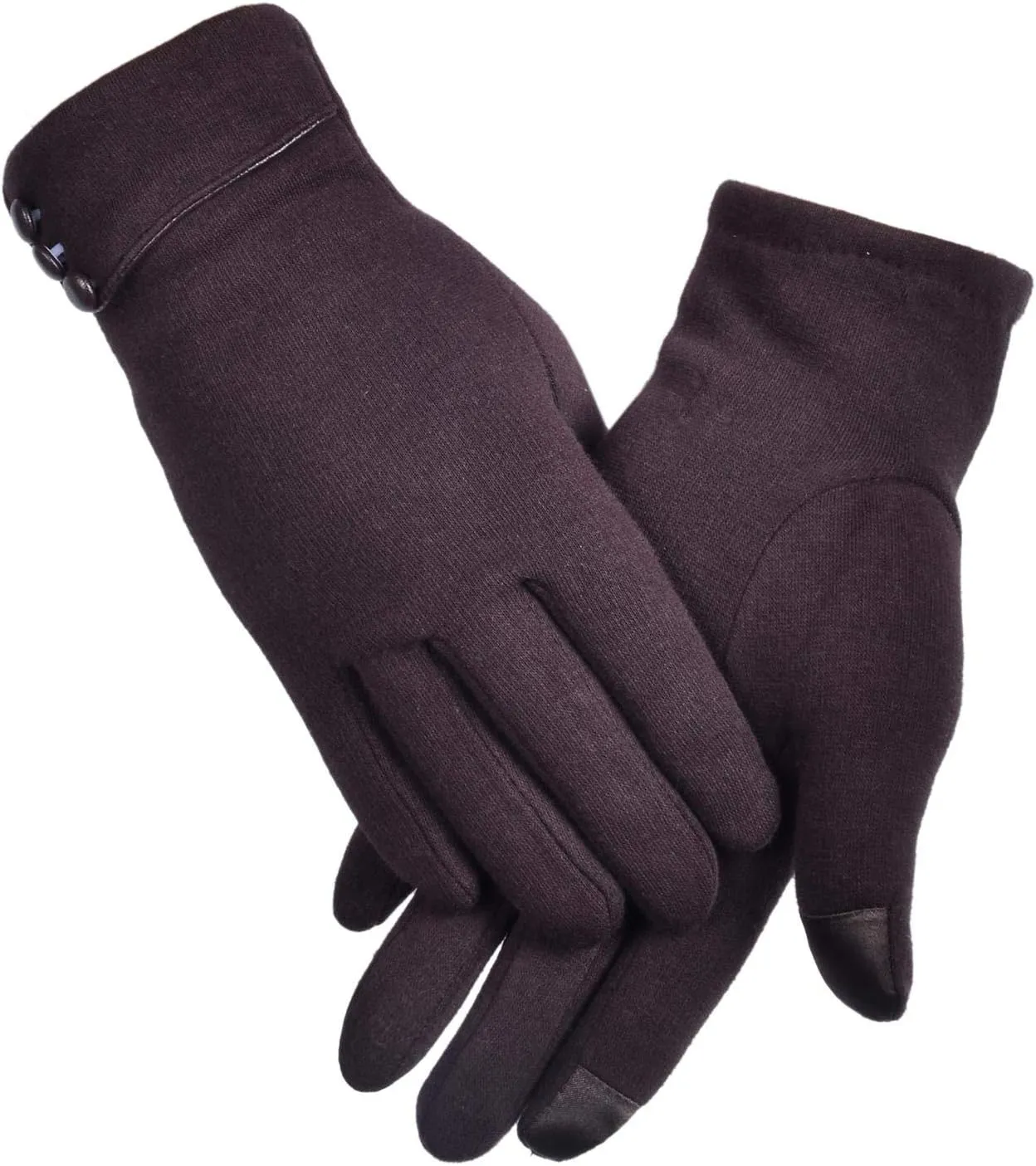 woogwin Womens Winter Gloves Touch Screen Warm Fleece Lined Thick Thermal Windproof Ladies Snow Gloves for Cold Weather