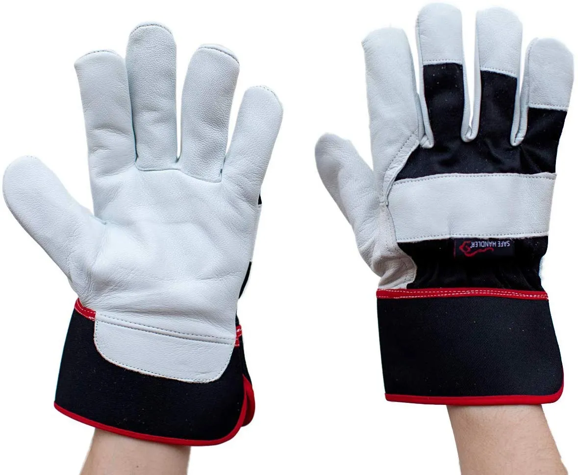 XGrip Goat Leather Work Gloves With Knuckle Protection - Bison Life
