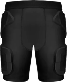 Youth Kids 5-Pad Football Girdle Padded Compression Shorts Rib Protectors Pants for Snowboard,Skate,Rugby Youth Adult Black